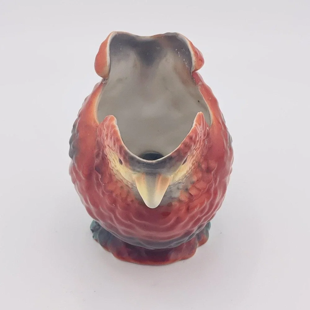 Antique‎ Royal Bayreuth Porcelain Figural Parrot Creamer Cream Jug Pitcher